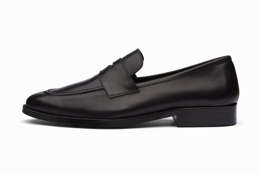 Soft Unlined Penny Loafer - Black