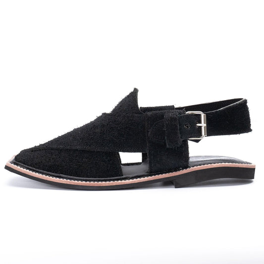 Signature Suede Peshawari Black
