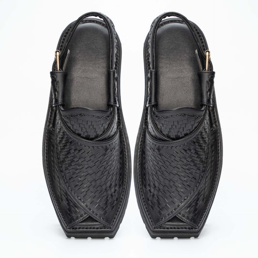 Black Knitted Kaptan